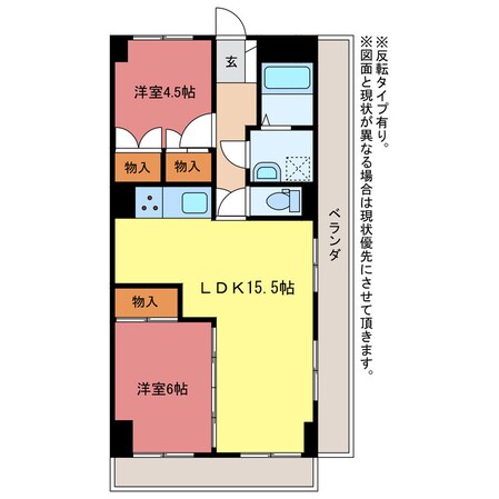 ライフ21　INAの物件間取画像